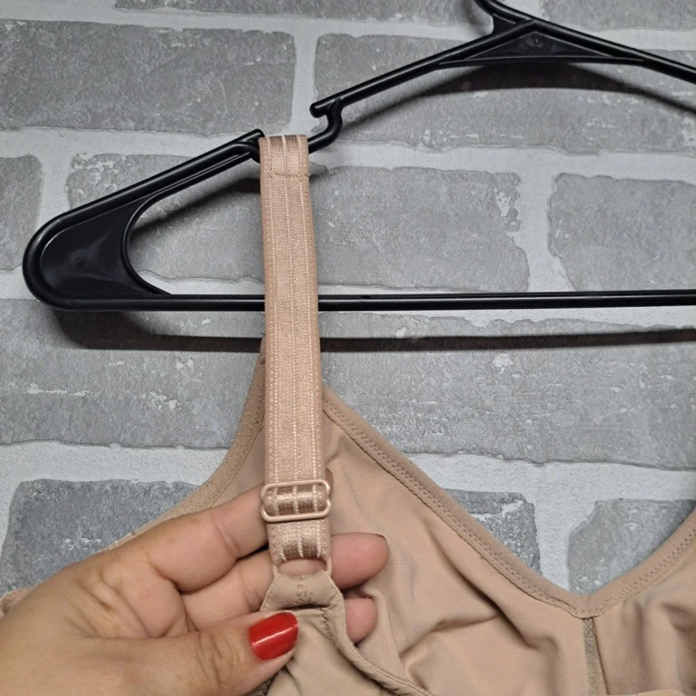 Olga by Warners Cloud 9 Underwire Unlined‎ Minimizer Bra Nude 40DD  G18961A